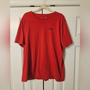 Under Armour Men's Red T-Shirt